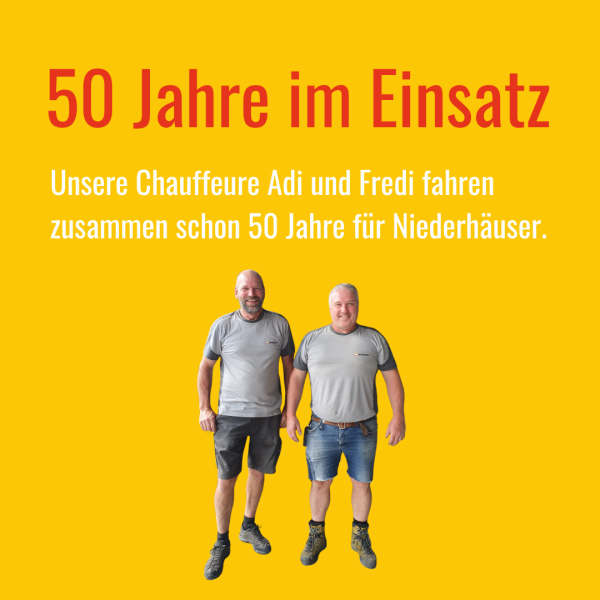 50 Jahre Adi und Fredi
