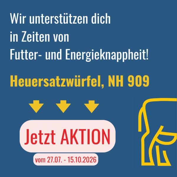 Heuersatzwürfel: Die Lösung bei Futterknappheit, bedingt durch Trockenheit Heuersatzwürfel: Die Lösung bei Futterknappheit, bedingt durch Trockenheit
